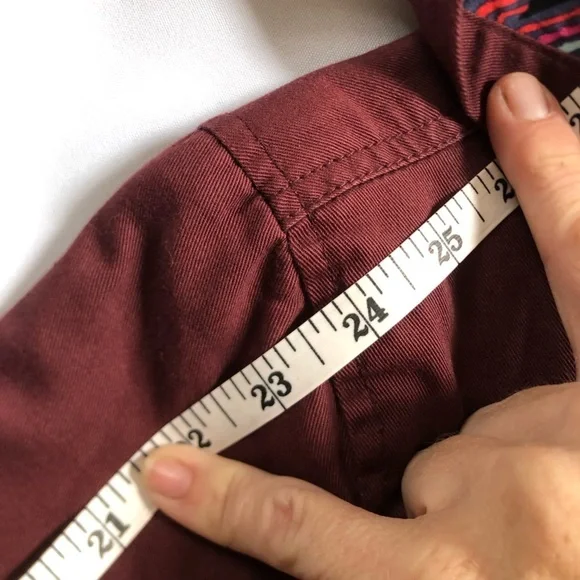 Burgundy Utility Jacket - Picture 9 of 14